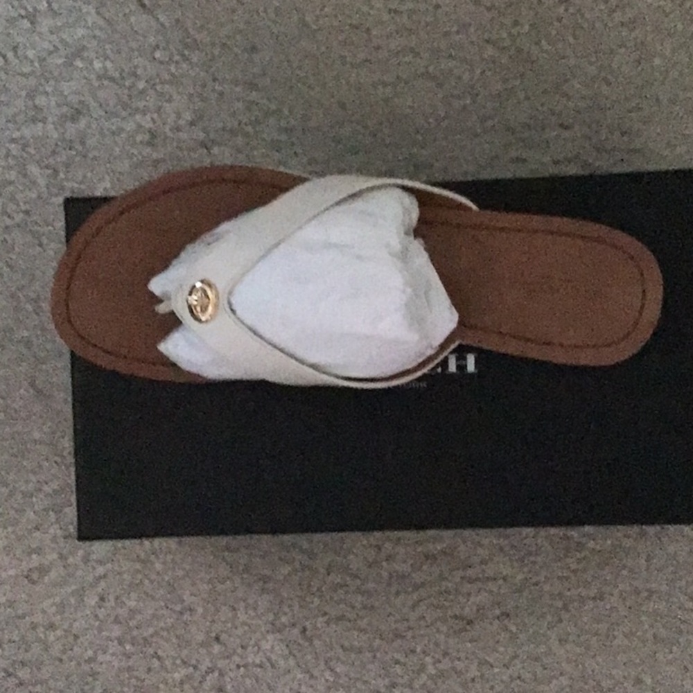 Brand new Coach flip flop